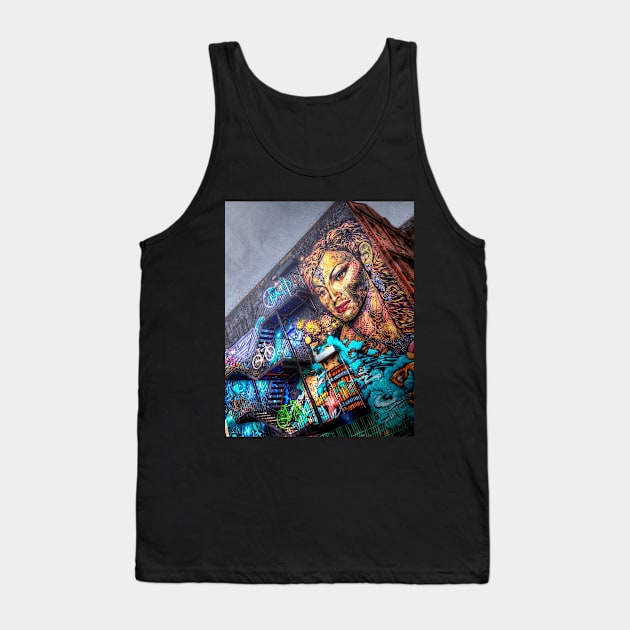 graffiti - i want to ride my bicycle Tank Top by outlawalien